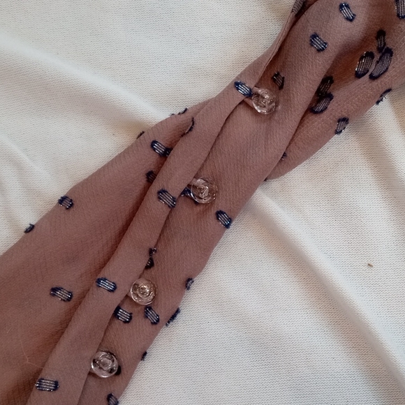 Vtg Tuleh Silk Blouse Italy S Mauve - Picture 7 of 10